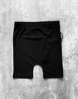 Bamboo Biker Shorts in Black