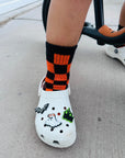 Orange and Black Check