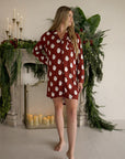 Women's Bamboo Sleeping Dress | Vintage Santa
