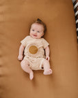 Mustard Bamboo Stretch Crib Sheet