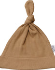 Cafe Organic Ribbed Newborn Knot Hat