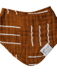 Mustard Mudcloth Muslin Bib
