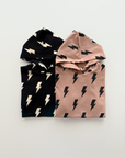 Hooded Bubble Romper | Mocha Bolts