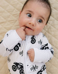 Bamboo Zip Romper | Monster Blaze