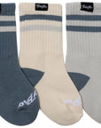 3 Pack Socks - Aqua