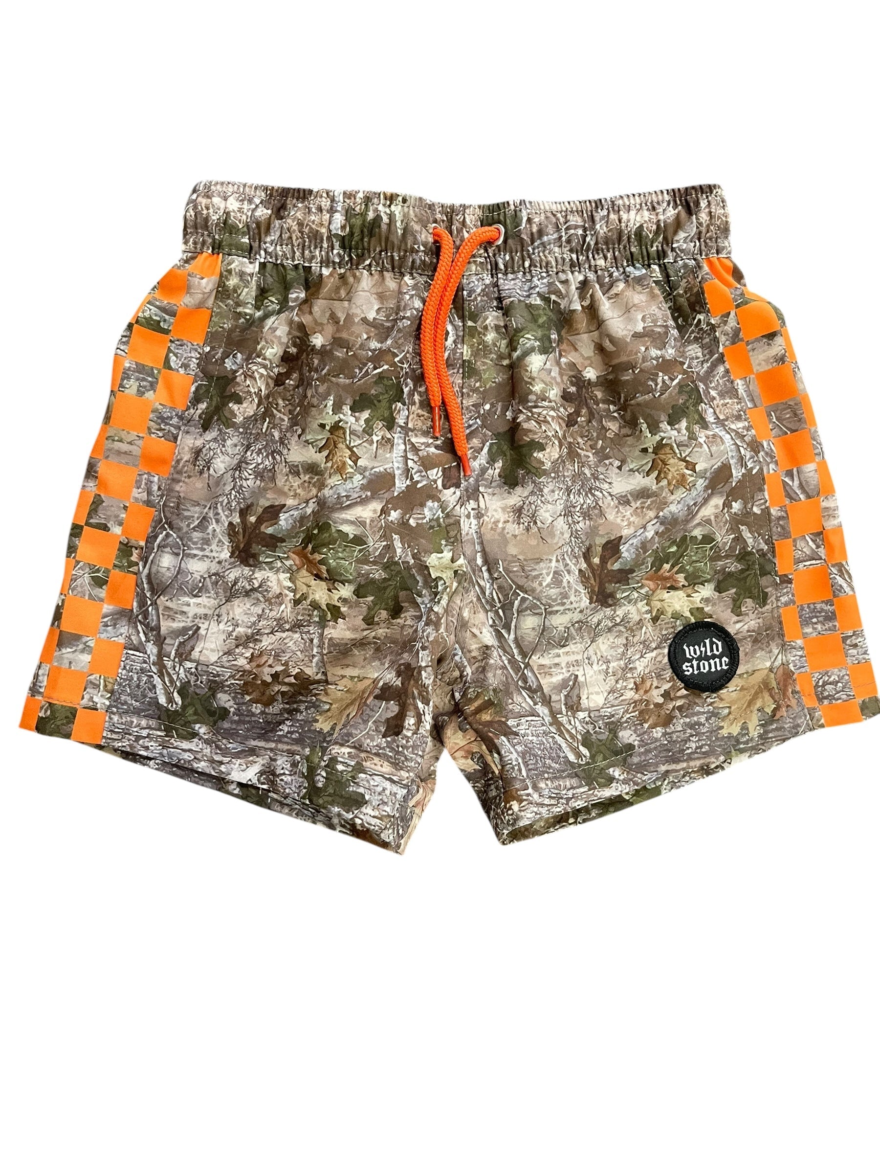 Camo checkered boardshorts