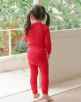 Modal Red Long Sleeve PJs