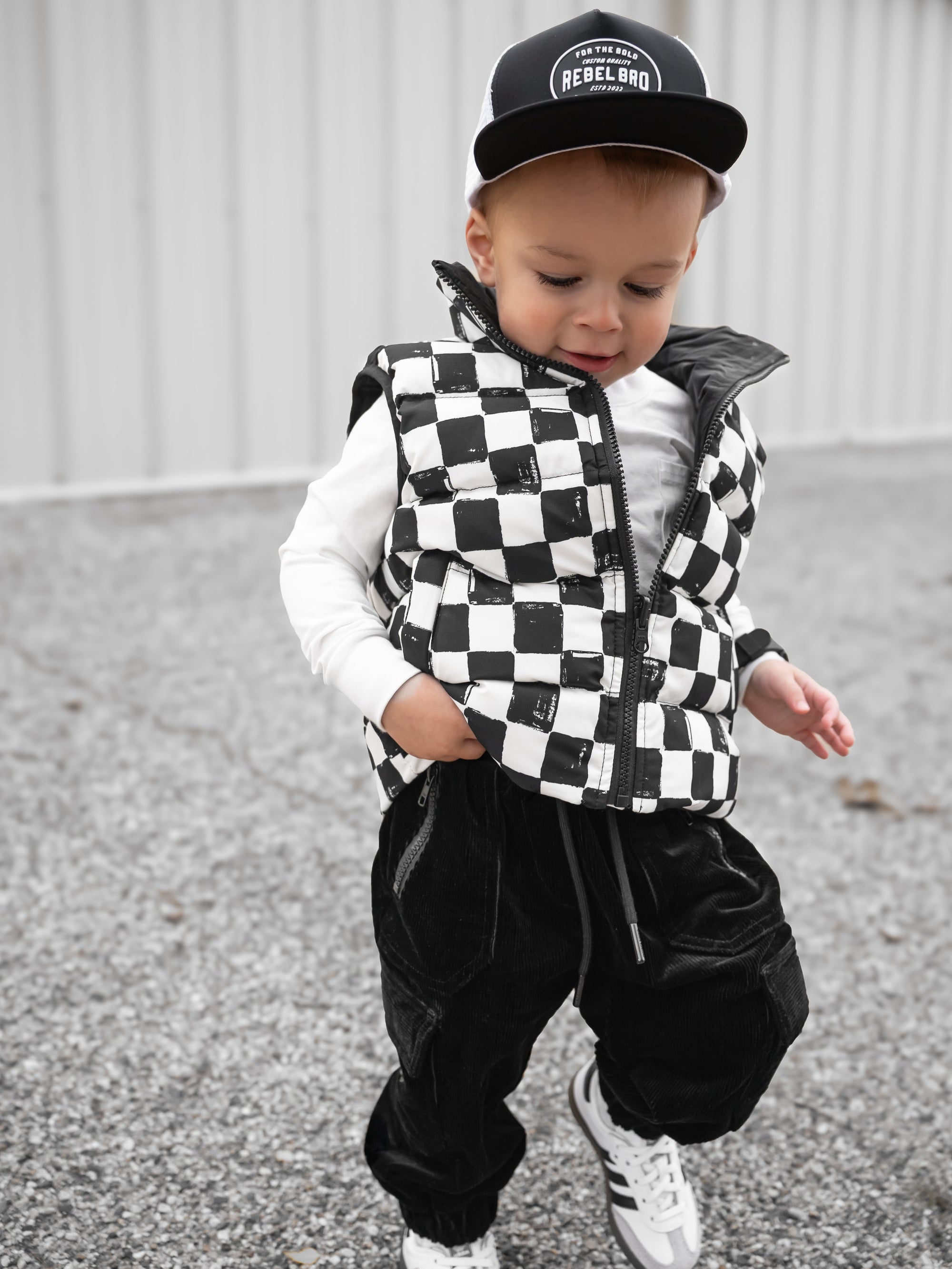 Cargo Pants in Black Corduroy (PREORDER)