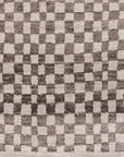 Benjy Cream & Charcoal Checkered Area Rug
