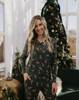 Women's Bamboo Pajamas | Candy Cane Lane 2024