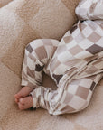 Plush Blanket | Cream Checkerboard