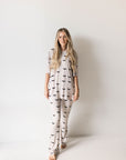 Short Sleeve Women's Bamboo Lounge Set | It's Bats!