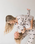 Short Sleeve Women's Bamboo Lounge Set | It's Bats!