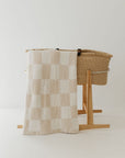 Plush Blanket | Cream Checkerboard