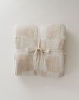 Plush Blanket | Cream Checkerboard