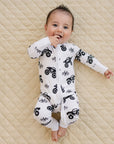 Bamboo Zip Romper | Monster Blaze