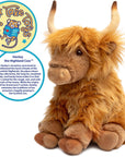 Henley The Highland Cow | 14 Inch Stuffed Animal Plush | By