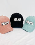 Corduroy Mama Ball Cap: White