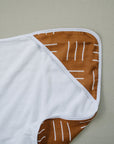 Mustard Mudcloth Muslin Hooded Towel
