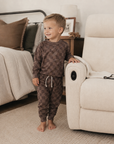 Jogger Set | Espresso Checkered