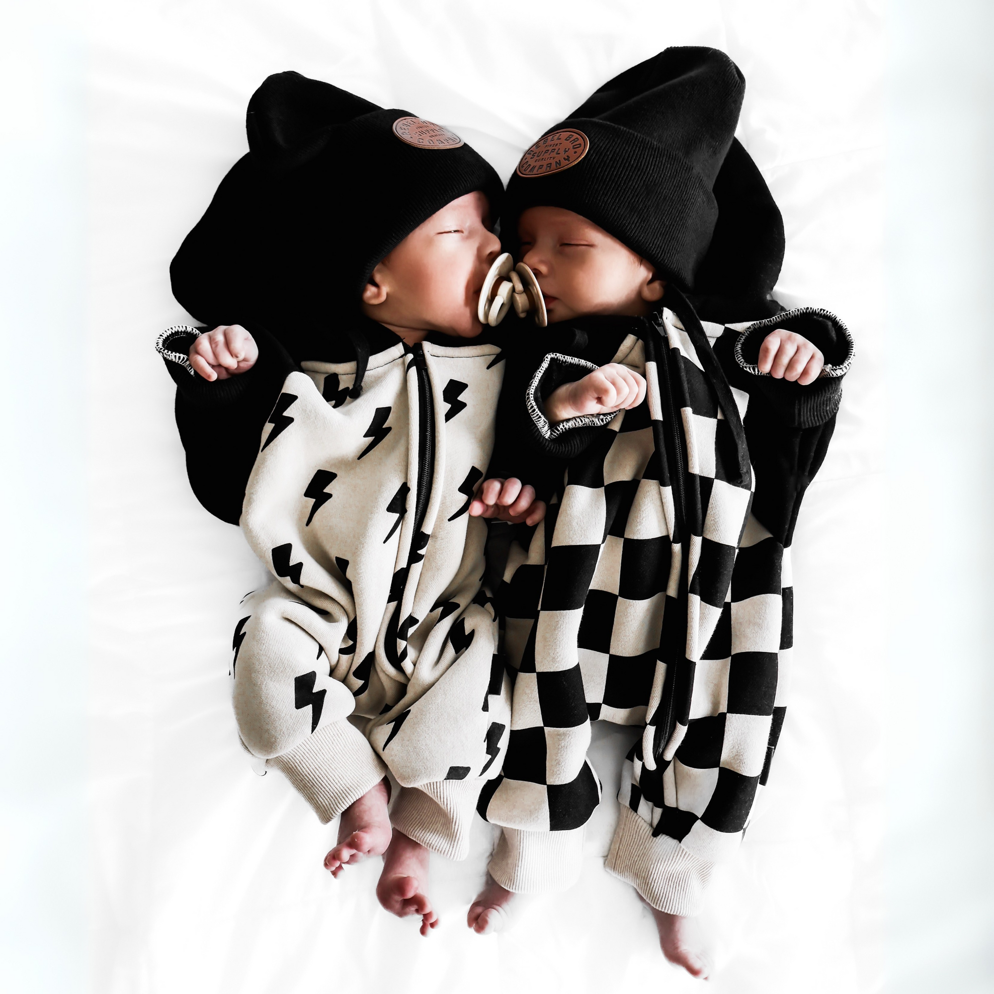 Hooded Fleece Romper in Venice (PREORDER)