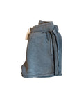 Grey Acid Wash Sweat Shorts