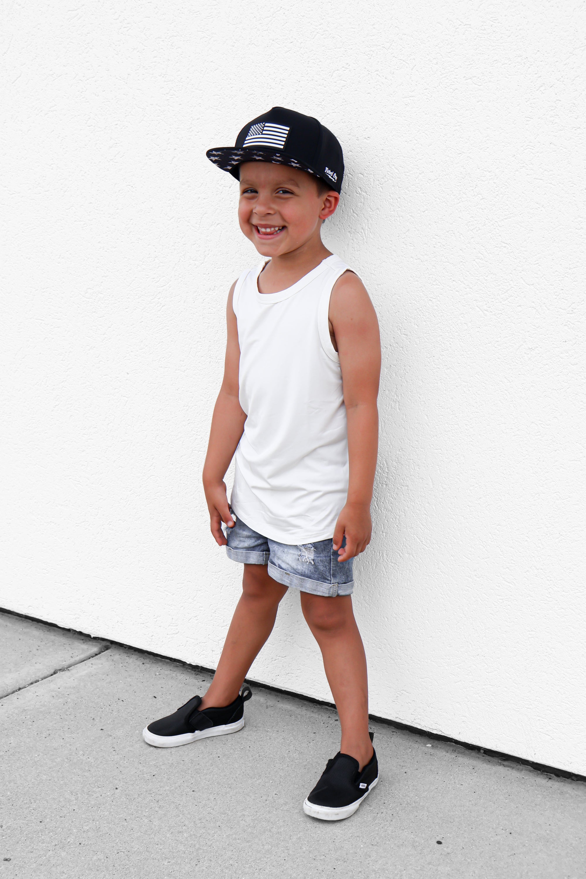 Bamboo Tank in White