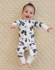 Bamboo Zip Romper | Monster Blaze