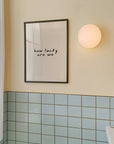 How Lucky Are We Wall Art Print | Valentine's Day Decor