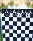 Checker Flame Beach Towel
