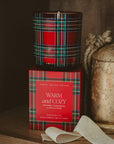 *NEW* Warm and Cozy 12 oz Boxed Soy Candle - Christmas Gifts