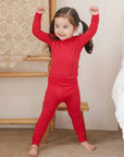 Modal Red Long Sleeve PJs