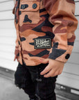 Hooded Flannel in Ranger Camo