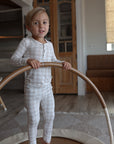 Bamboo Two Piece Pajamas | Gingham