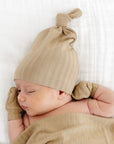 Jake Ribbed Newborn Hat Bundle (Gown)