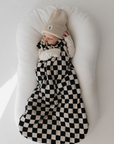 Bamboo Sleep Sack | Black Checkerboard