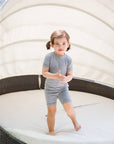Colorful Grey Short Sleeve viscose PJs