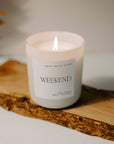 Weekend 15 oz Soy Candle, Matte Jar - Home Decor