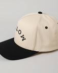 MOTHER Upside Down Lettering Embroidery Cap: Black / ONE SIZE