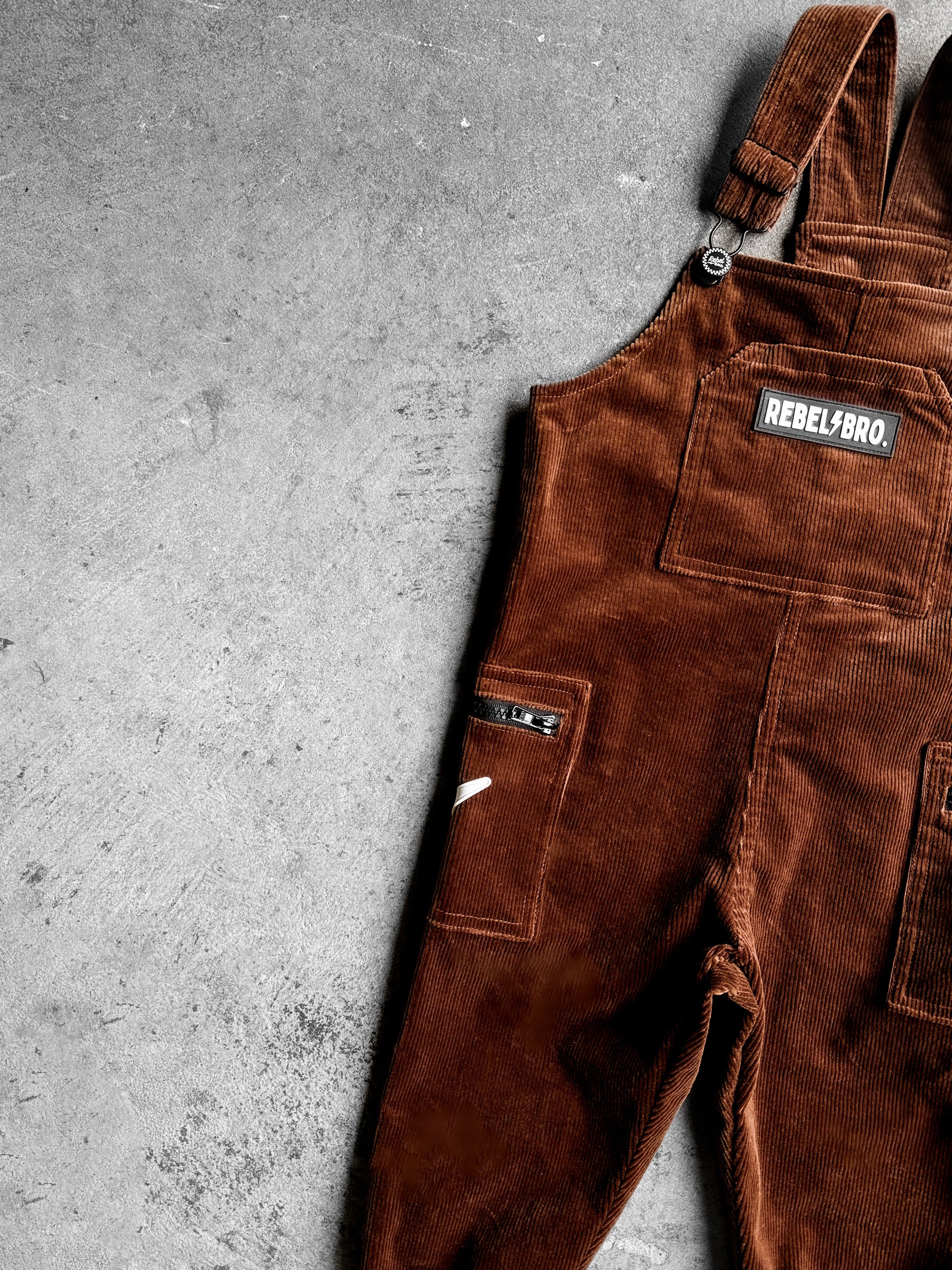 Overalls in Rust Corduroy (PREORDER)