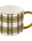 Green Plaid Coffee Mug - Christmas Decor & Gifts