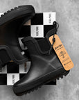 Classic Midi Rain Boot in Black / Black
