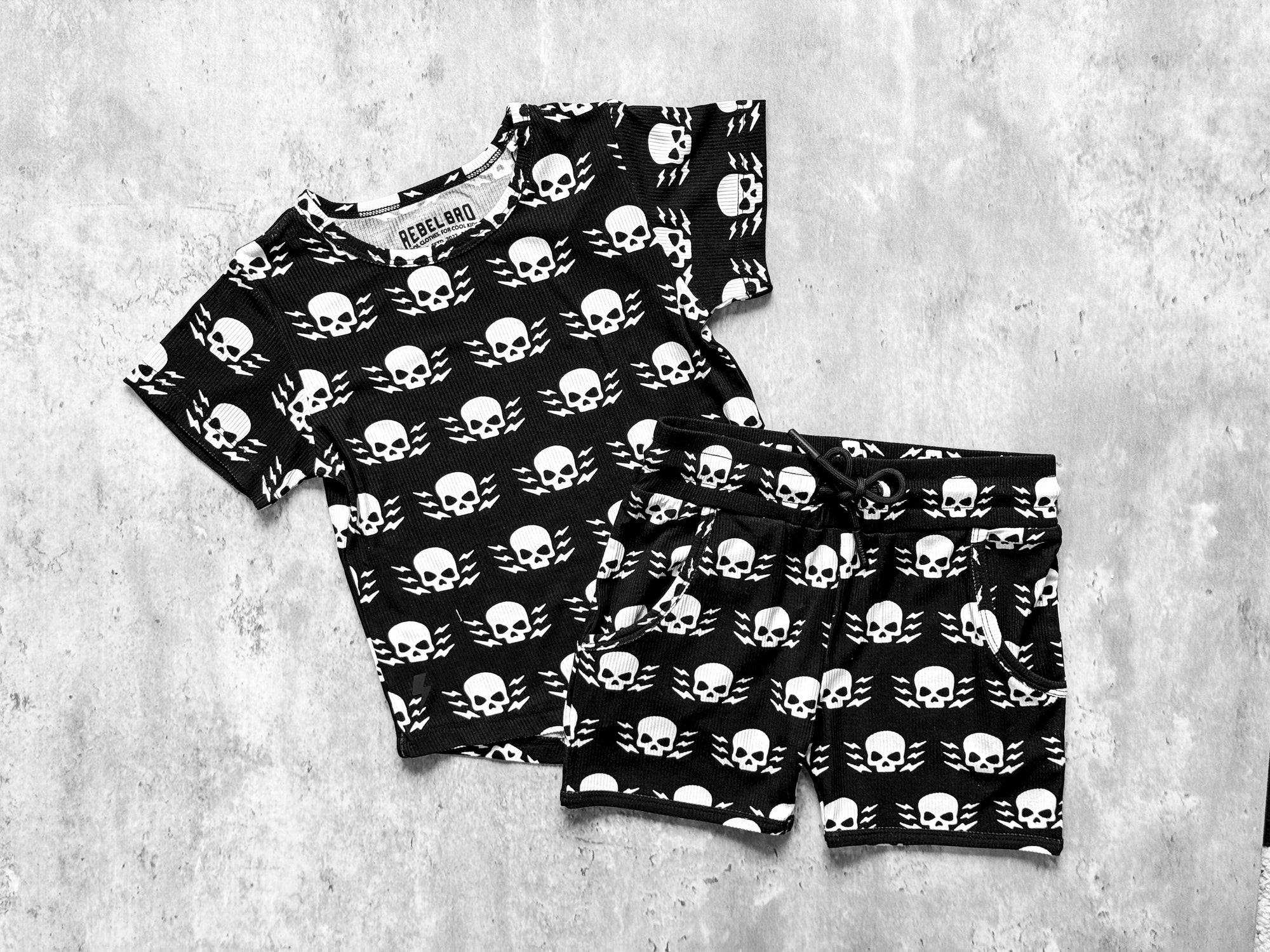 Biker Two Piece Set in Thunderstruck