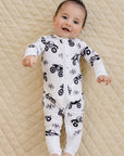 Bamboo Zip Romper | Monster Blaze