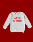 Santa's Favorite Varsity Sweatshirt
