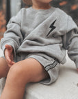 Grey Acid Wash Sweatshirt