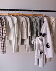 Adult Robe | Cream Checkerboard