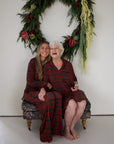Women's Bamboo Sleeping Dress | Christmas Plaid