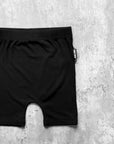 Bamboo Biker Shorts in Black