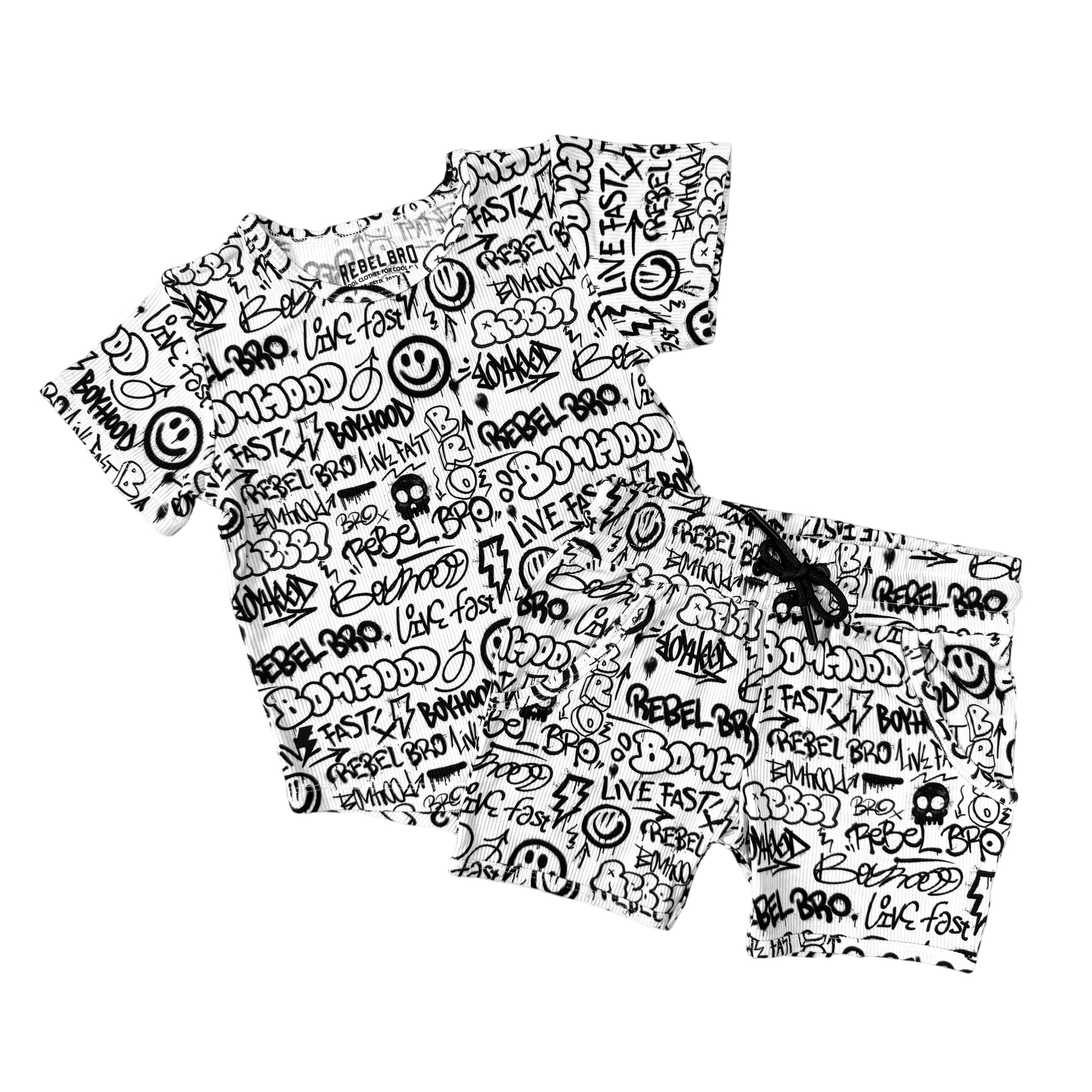 Biker Two Piece Set in Urban Drip